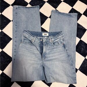 PAIGE Women's Denim Straight Leg Jeans SASHA